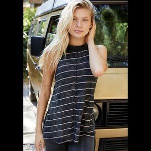 Free People NWOT Striped tank